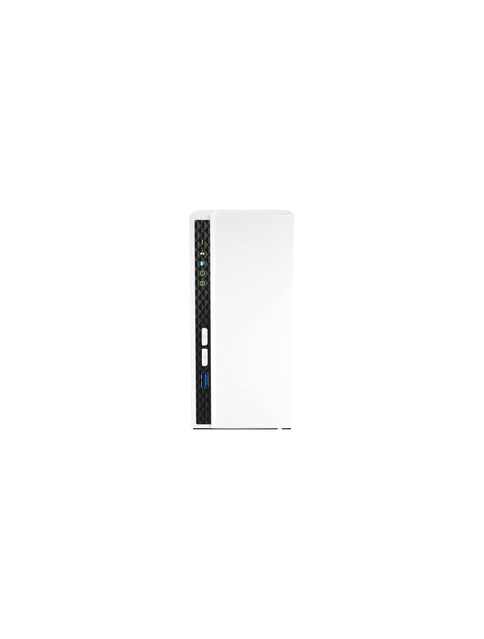 QNAP TS-233-US 2 BAY AFFORDABLE DESKTOP NAS WITH ARM CORTEX-A55 QUAD-CORE PROCESSOR AND 2 GB DDR4 RAM (DISKLESS)