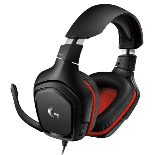 LOGITECH G331 Wired 3.5mm Stereo Gaming Headphone ( Black ) ( PC Mobile / Mac / Xbox / PS4 )
