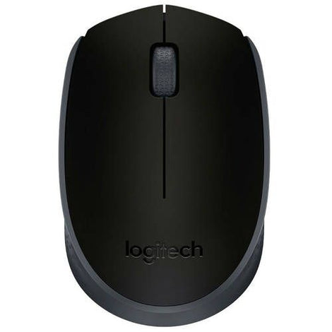 LOGITECH M170 Wireless Ambidextrous Gaming Mouse ( 1000DPI / 3 Macro Buttons ) ( Black )