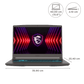 MSI Thin 15 B13UC-3231IN Intel Core i5 13th Gen Gaming Laptop (16GB, 512GB SSD, Windows 11 Home, 4GB Graphics, 15.6 inch 144 Hz Full HD Display, NVIDIA GeForce RTX 3050, MS Office Home 2021, Cosmos Gray, 1.86 KG)