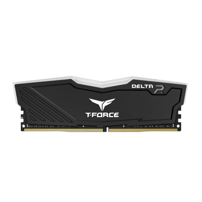 TEAMGROUP T-FORCE DELTA RGB 16GB (8GBX2) DDR4 3200MHZ DESKTOP RAM (BLACK)