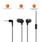 JBL T50Hi in Ear Wired Headphone with Noise Isolation Mic Black
