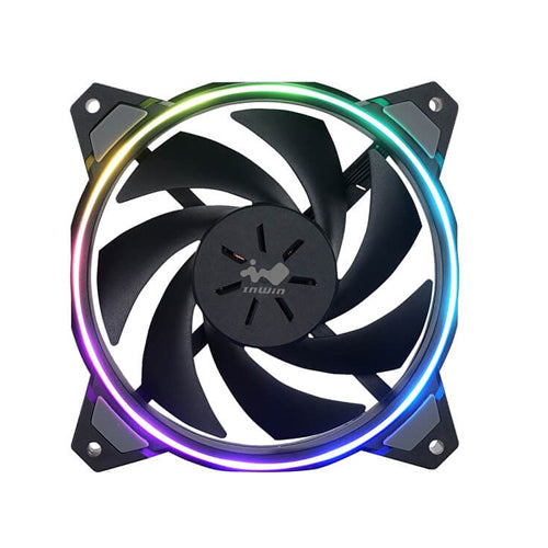 INWIN Sirius Loop ASL 120 120mm ARGB Cabinet Fan (Black) (Single Pack)