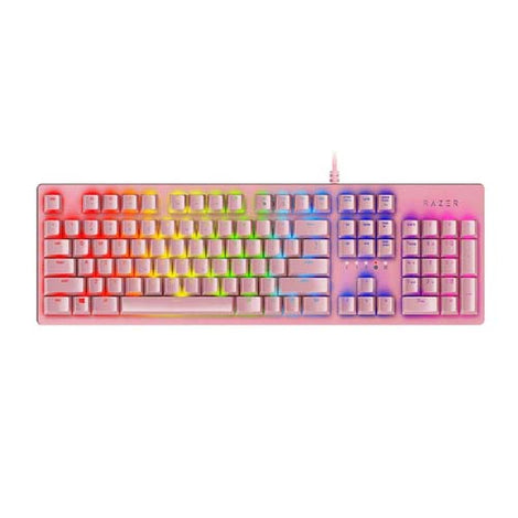 RAZER Huntsman RGB Full Size Opto-Mechanical Wired Gaming keyboard ( Quartz ) ( Razer Light and Clicky Switch )