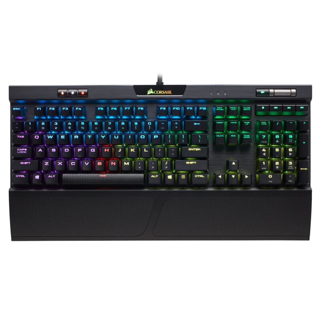 CORSAIR K70 RGB MK.2 WIRED MECHANICAL GAMING KEYBOARD CHERRY MX RED