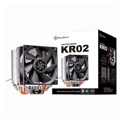 SILVERSTONE KR02 Single Tower CPU Air Cooler (Black)