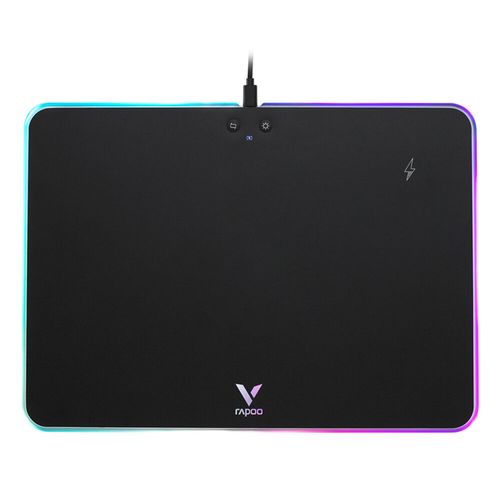 RAPOO V10 Wireless Charging Large Black Mousepad