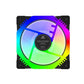 ANT ESPORTS OctaFlow 120mm Auto RGB Cabinet Fan (Black) (Single Pack)