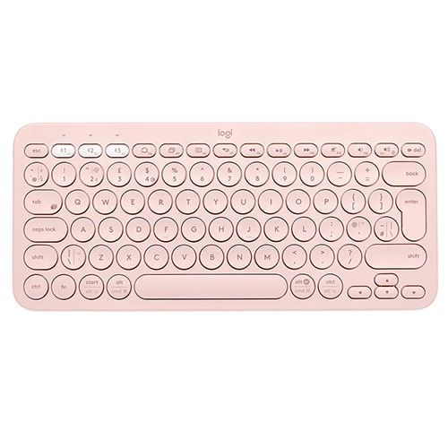 LOGITECH K380 60% Membrane Wireless Gaming Keyboard ( Rose )