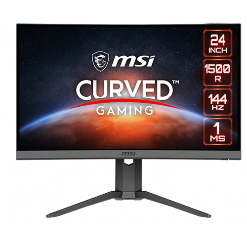 MSI Optix G24C6P 24 Inch FHD 144Hz VA Panel 115.5% SRGB 1ms AMD Free Sync Gaming Monitor