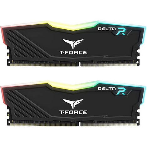 TEAMGROUP T- Force Delta RGB 32GB ( 16GBx2 ) 3600MHz DDR4 RAM ( Black )