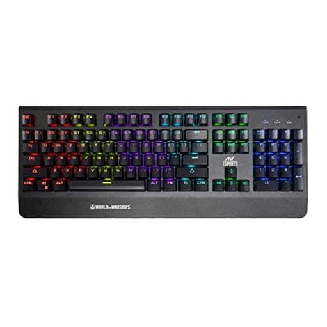ANT ESPORTS MK3400 V2 Full Size RGB Mechanical Wired Gaming Keyboard (Red Switch) ( Linear Switch) (MK3400W-V2)