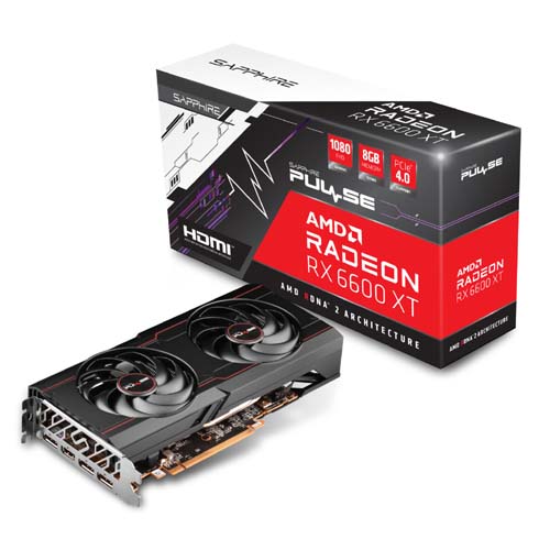 SAPPHIRE Pulse Radeon RX 6600 XT OC 8GB AMD Graphic Card