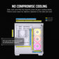 CORSAIR ICUE LINK 3500X RGB TEMPERED GLASS MID-TOWER, WHITE