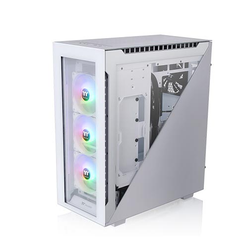 THERMALTAKE Divider 500 Snow ARGB ATX Mid Tower Cabinet (White)