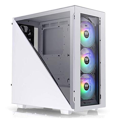 THERMALTAKE Divider 500 Snow ARGB ATX Mid Tower Cabinet (White)
