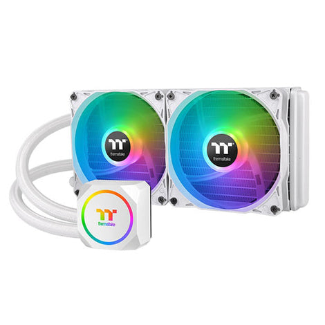 THERMALTAKE TH240 ARGB Sync 240mm CPU Liquid Cooler (Snow)
