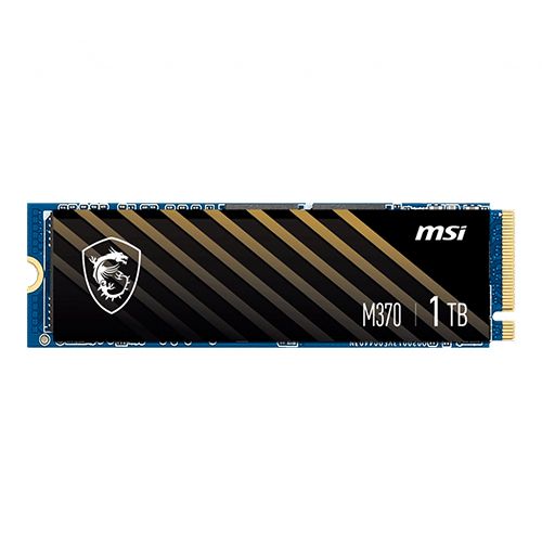 MSI Spatium M370 1TB NVME M.2 NVME Gen3 Solid State Drive ( SSD )