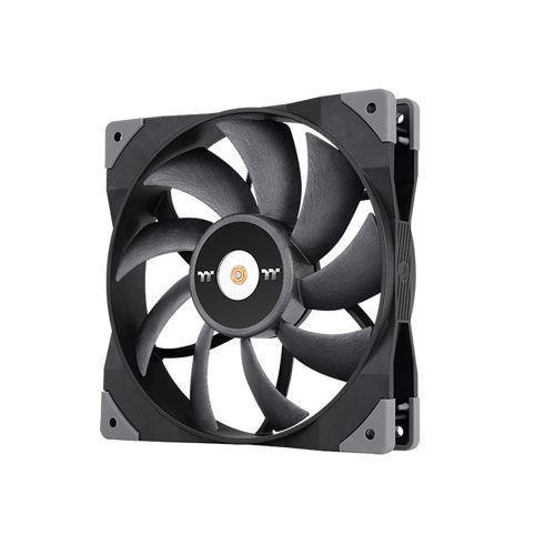 THERMALTAKE ToughFan 14 500-2000RPM 140mm Non-RGB Cabinet Fan (Black) (Dual Pack)