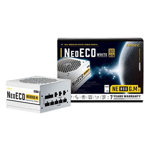 ANTEC NE850G M 850W White 80 + Gold Fully ModularATX 2.0 Power Supply