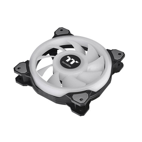 THERMALTAKE Riing Quad 14 TT Premium Edition 140mm RGB Cabinet Fan (Black) (Triple Pack)