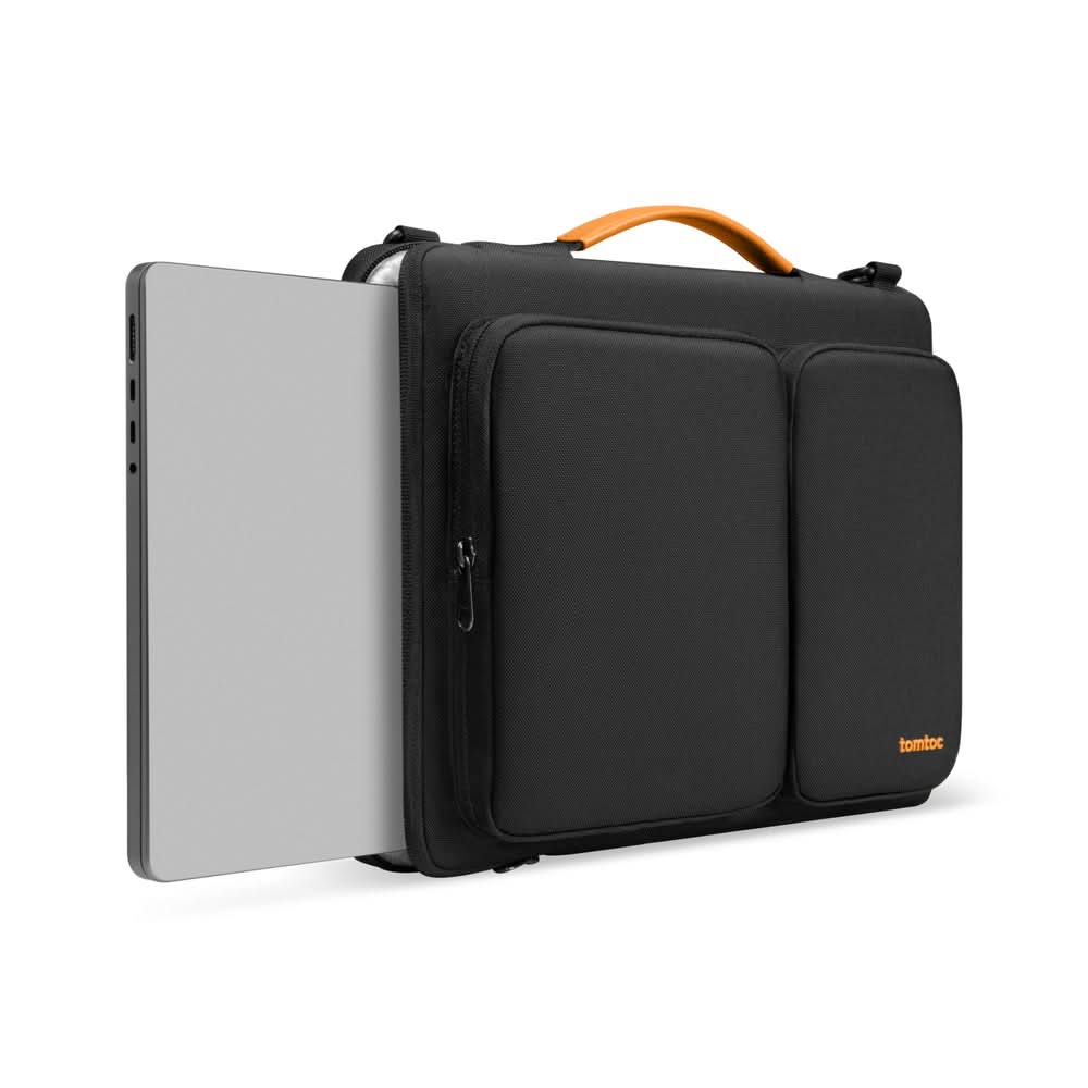 TOMTOC DEFENDER-A42 LAPTOP BRIEFCASE 16 INCH-BLACK