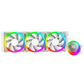 ANT ESPORTS ICE CHROMA ML360 ARGB LIQUID COOLER - WHITE