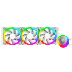 ANT ESPORTS ICE CHROMA ML360 ARGB LIQUID COOLER - WHITE