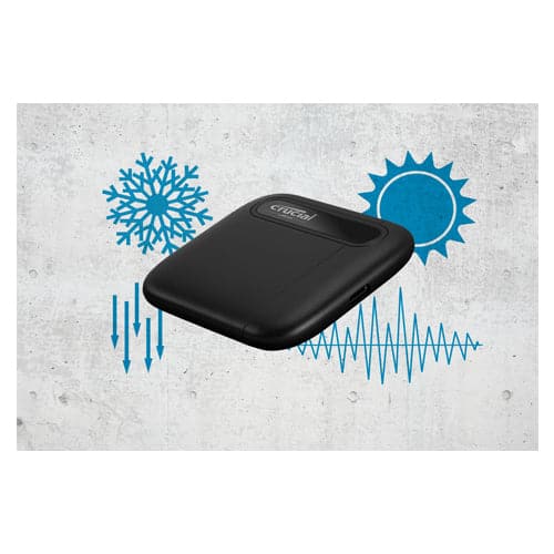 CRUCIAL X6 4TB Portable Solid State Drive (SSD)