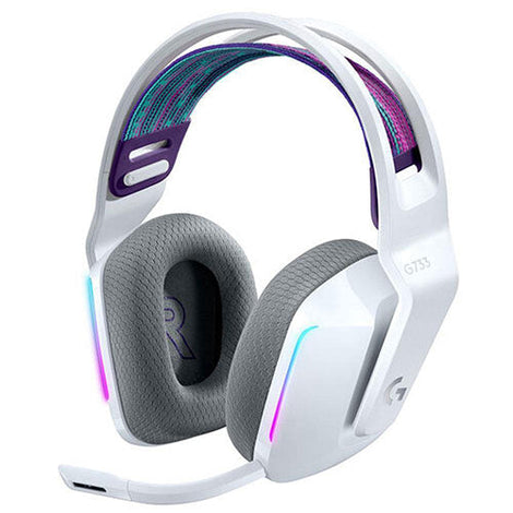 LOGITECH G733 Lightspeed Wireless + USB RGB 7.1 Surround Gaming Headphone ( White ) ( PS4 / Mac OS )