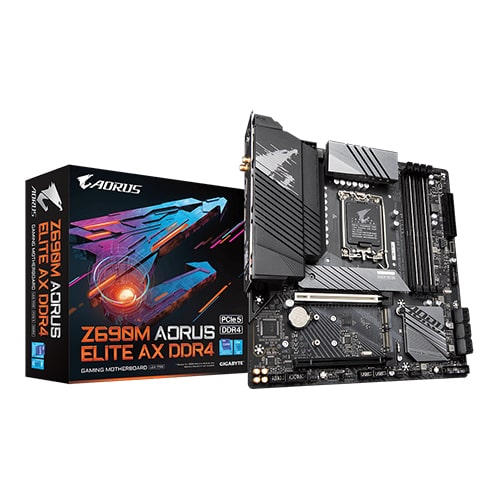 GIGABYTE Z690M Aorus Elite AX DDR4 Intel Motherboard