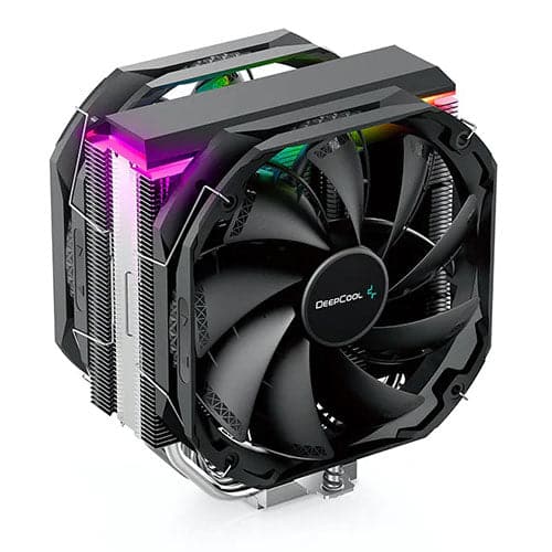DEEPCOOL AS500 Plus ARGB 140mm Single Tower CPU Air Cooler ( Black )