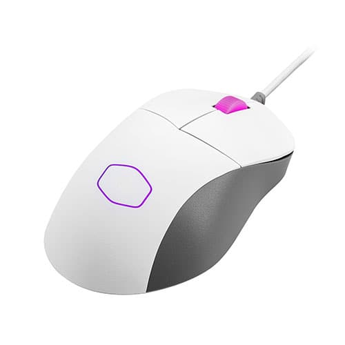 COOLER MASTER MM730 Wired Ergonomic Gaming Mouse ( M MM-730-WWOL1 ) ( 16000DPI / 6 Macro Buttons ) ( White )