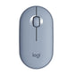 LOGITECH Pebble M350 Wireless+Bluetooth Ambidextrous Gaming Mouse ( Pebble M350 ) ( 1000DPI / 3 Macro Button ) ( Blue )