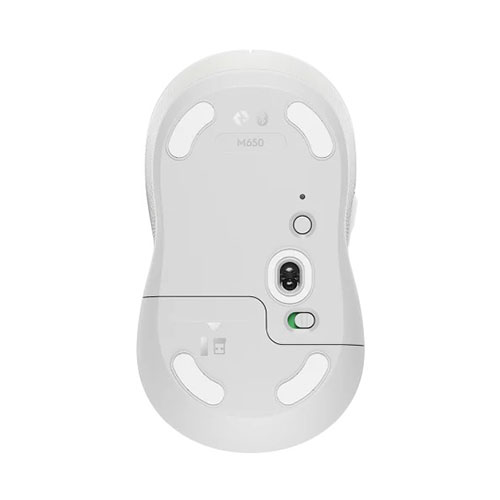 LOGITECH Signature M650 Wireless Ambidextrous Gaming Mouse ( 鈥?10-006264 ) ( 4000DPI / 5 Macro Button ) ( Off White )