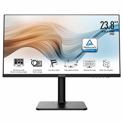 MSI Modern MD241P 24 Inch FHD 75Hz IPS Panel 99% SRGB 5ms AMD Freesync IPS Gaming Monitor