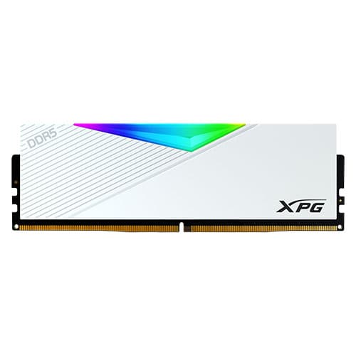 ADATA XPG Lancer RGB 16GB ( 16GB x 1 ) 5200MHz DDR5 RAM ( White ) ( CL38 )