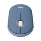 LOGITECH Pebble M350 Wireless+Bluetooth Ambidextrous Gaming Mouse ( Pebble M350 ) (1000DPI / 3 Macro Button ) ( Blueberry )