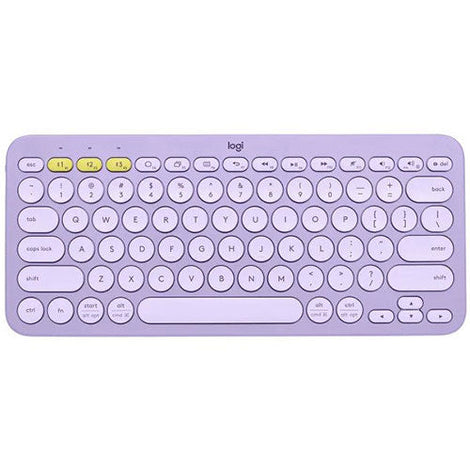 LOGITECH K380 60% Membrane Wireless Gaming Keyboard ( Lavender )