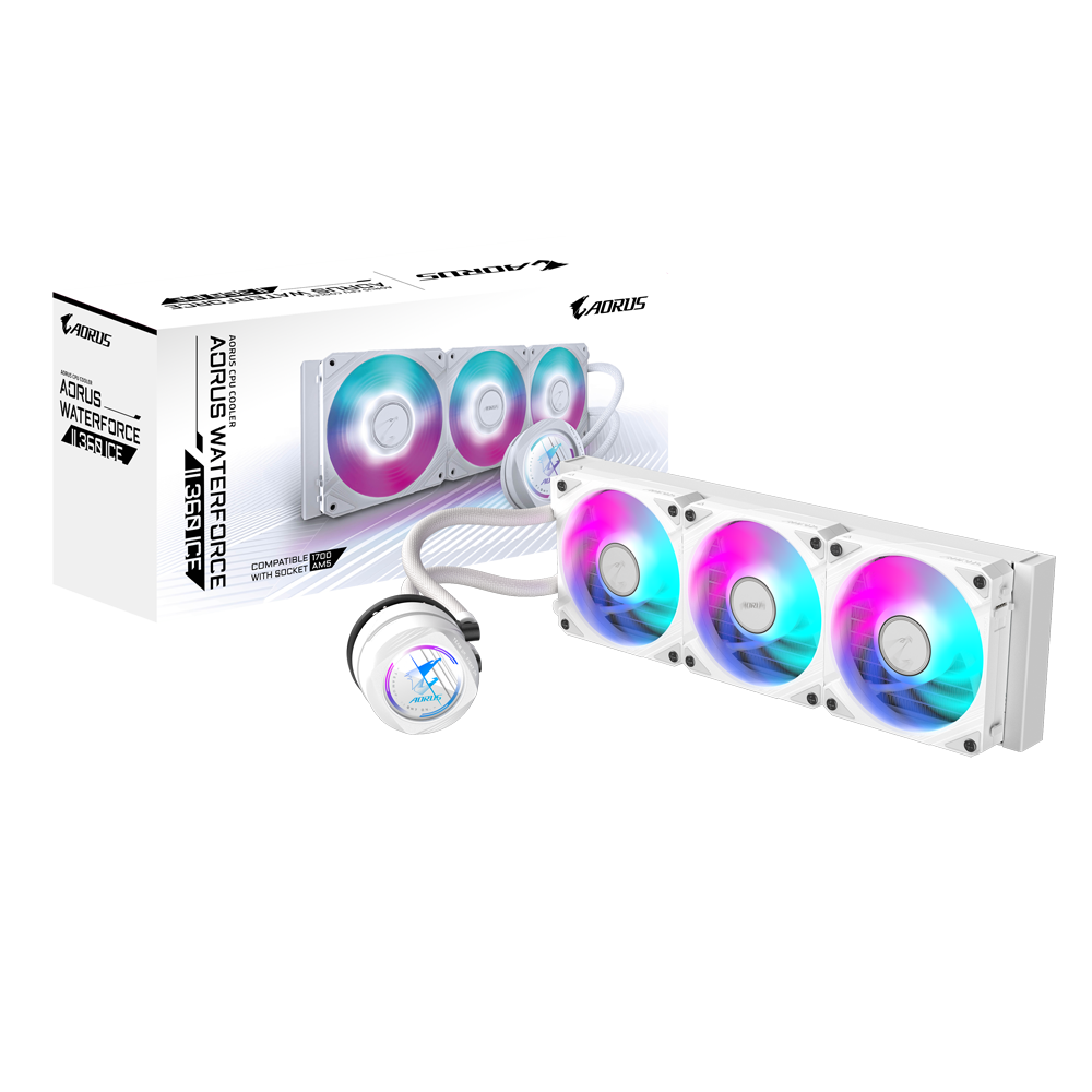 GIGABYTE AORUS WATERFORCE II 360 360MM ARGB CPU LIQUID COOLER