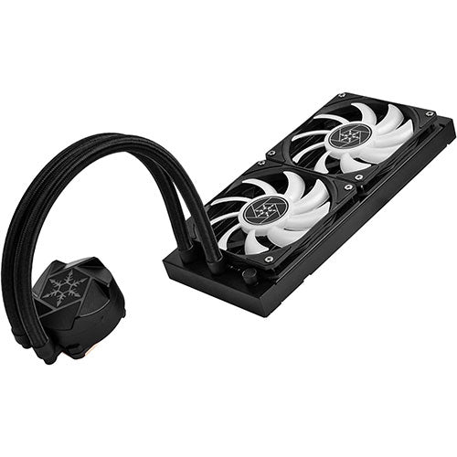 SILVERSTONE VIDA 240 SLIM High Performance All In One Liquid Cooler (Black)