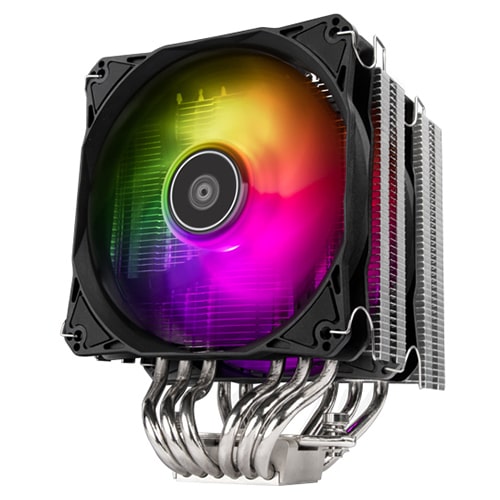 SILVERSTONE Hydrogon D120 ARGB Dual Tower CPU Air Cooler (Black)