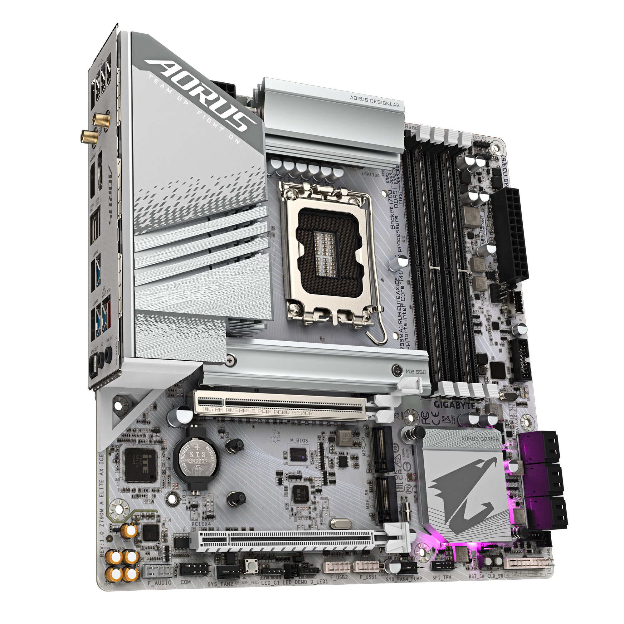 GIGABYTE Z790M AORUS ELITE AX ICE DDR5 MOTHERBOARD