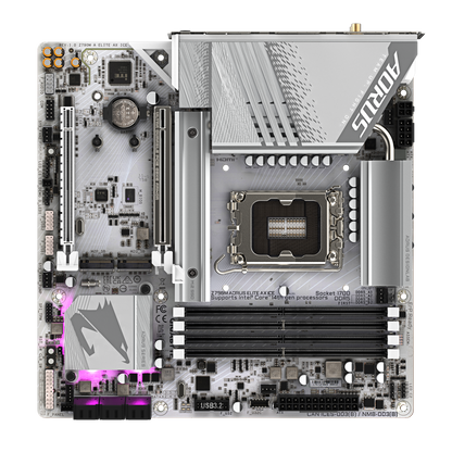 GIGABYTE Z790M AORUS ELITE AX ICE DDR5 MOTHERBOARD