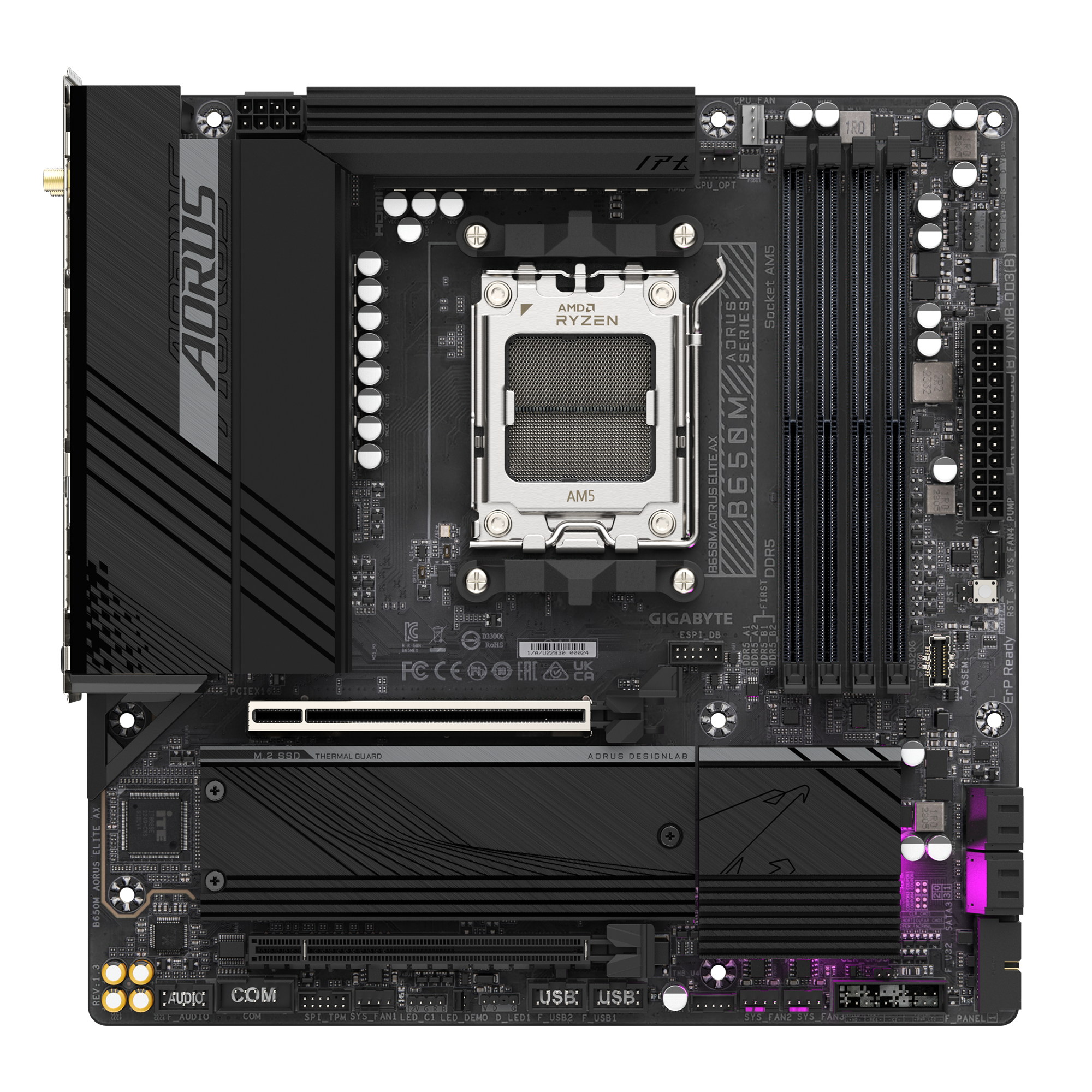 GIGABYTE GA-B650M AORUS ELITE AX AMD AM5 MOTHERBOARD