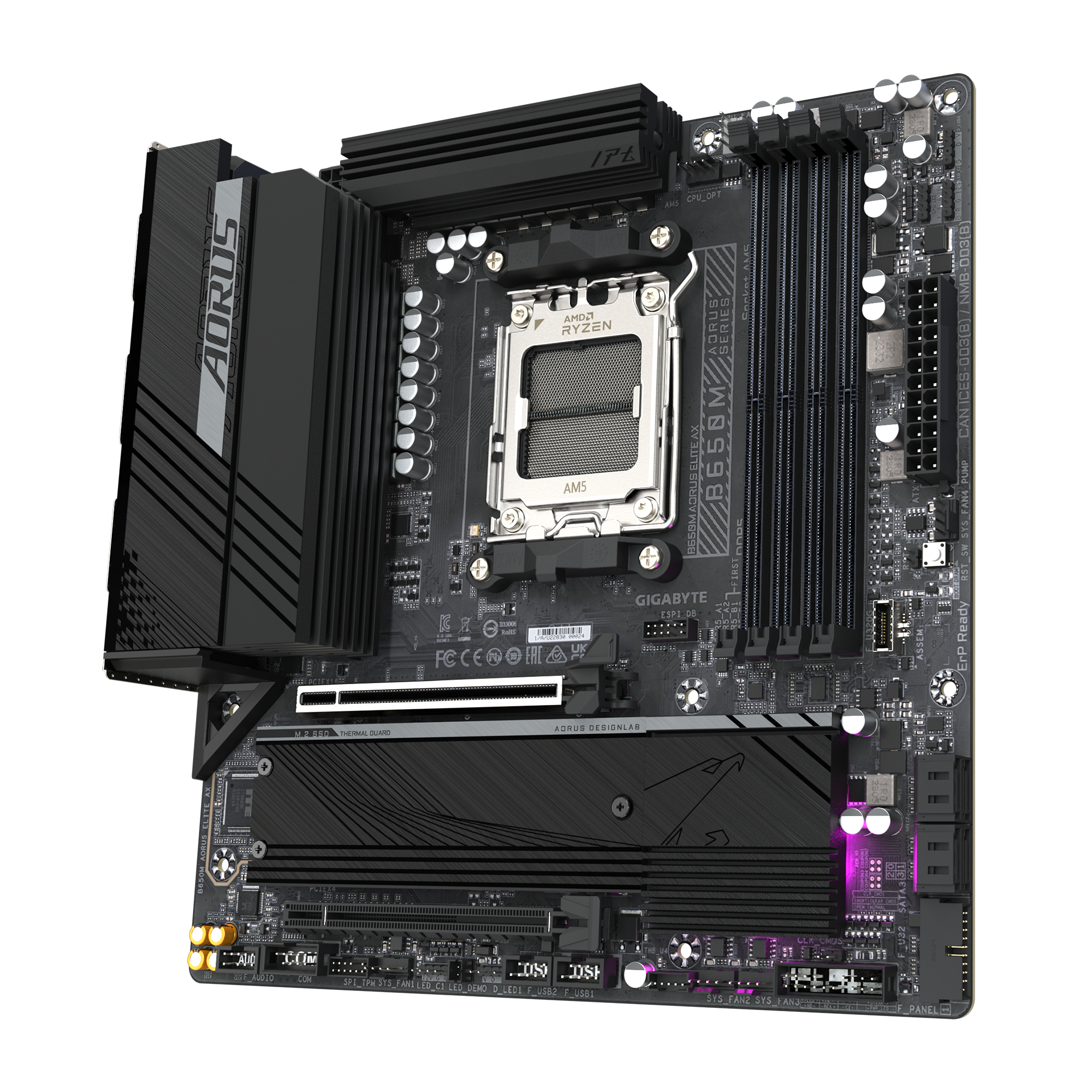 GIGABYTE GA-B650M AORUS ELITE AX AMD AM5 MOTHERBOARD