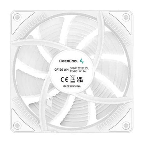 DEEPCOOL CF120 120mm ARGB Cabinet Fan White (Single Pack)