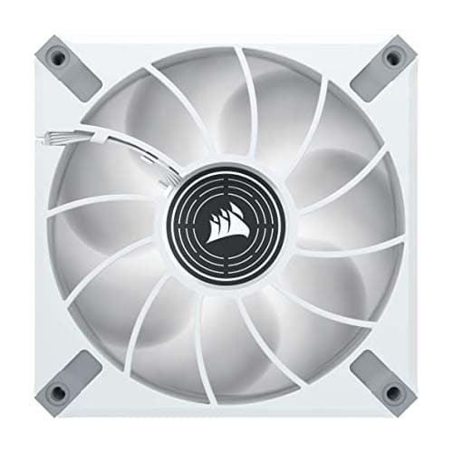 CORSAIR ML120 Elite 120mm White Premium PWM Magnetic Levitation Cabinet Fan (White) (Single Pack)