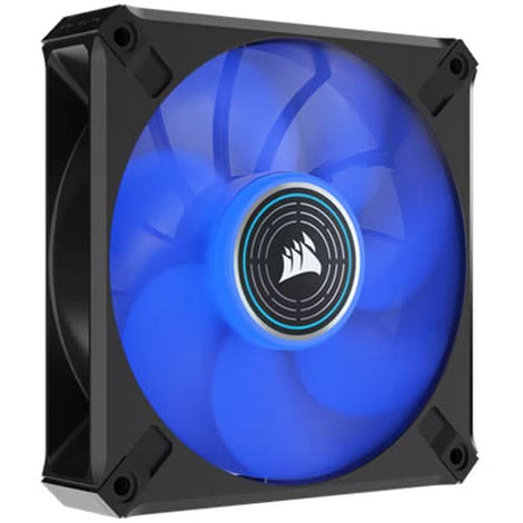 CORSAIR ML120 Elite 120mm Blue Premium PWM Magnetic Levitation Cabinet Fan (Black) (Single Pack)