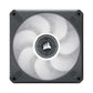 CORSAIR ML120 Elite 120mm White Premium PWM Magnetic Levitation Cabinet Fan (Black) (Single Pack)